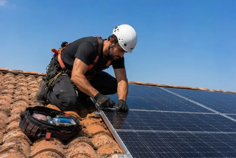 Maintenance et monitoring de panneaux solaires au Versoud