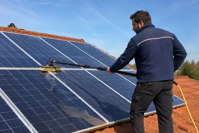 Nettoyage et entretien de panneaux solaires au Versoud